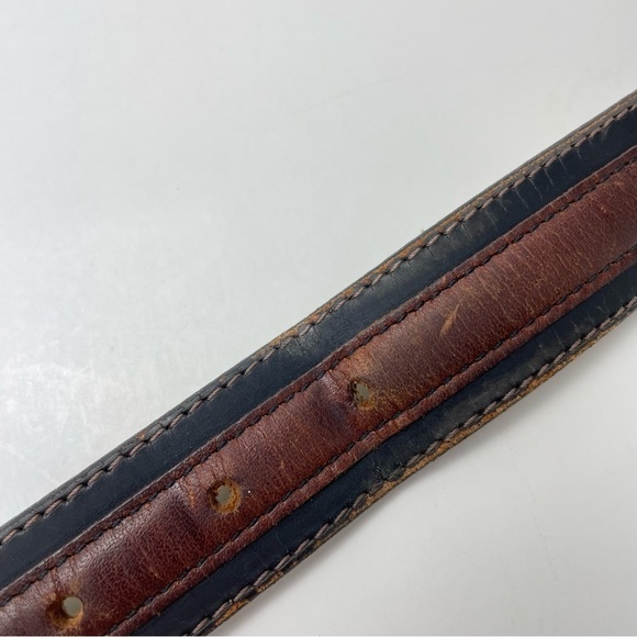 PIERRE Cardin Paris Men’s Size 38 Two Tone Belt - Picture 8 of 14